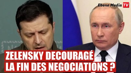 La Présidence ukrainienne découragée par les négociations avec la Russie