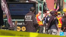 Manhunt under way for gunman in NYC subway shooting that injured at least 23