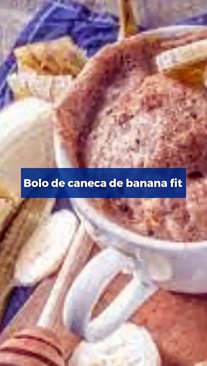Bolo de caneca de banana fit #Shorts