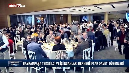 Bayrampaşa Tekstilci ve İş İnsanları Derneği iftar daveti düzenledi