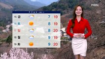 [종합뉴스 날씨]기온 점점 올라 예년 이맘때 봄날씨…내일 아침까지 봄비