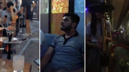 Yabancı uyruklu mülteciler, gittikleri mekanlarda garson kızların görüntülerini çekip paylaştı