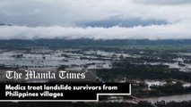 Medics treat landslide survivors from Philippines villages