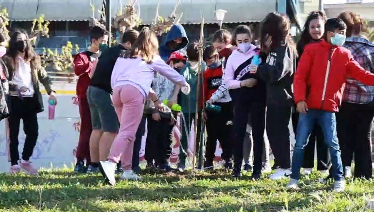 Δενδροφύτευση στο 7ο δημοτικό σχολείο της Λαμίας