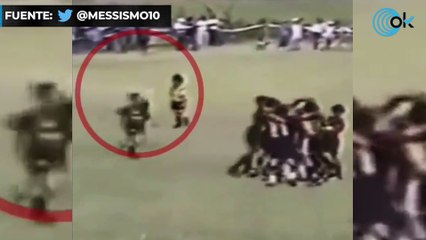 El vídeo de Messi con 9 años que da la vuelta al mundo
