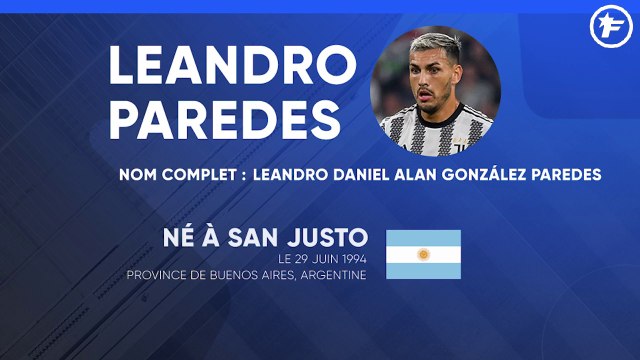 La fiche technique de Leandro Paredes