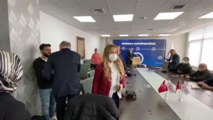 Şampiyonluk mücadelesi veren Düzcespor'a belediyeden "pankartlı" destek