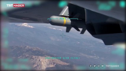 AKSUNGUR'dan atılan MAM-L hedefi başarıyla vurdu