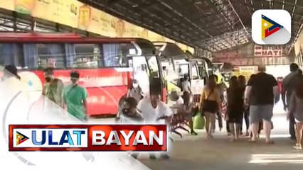Mga terminal ng bus sa Davao City, hindi gaanong dinagsa ng mga pasahero