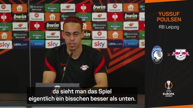 Poulsen erwartet heißes Spiel gegen Atalanta