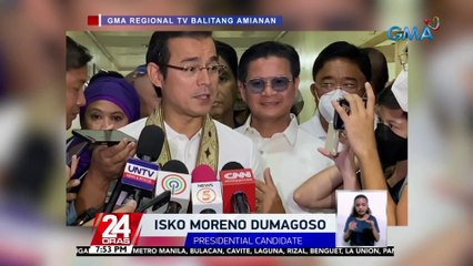Moreno, tuloy raw ang laban at hindi nababahala sa paglilipat-bakod ng ilang tagasuporta niya | 24 Oras