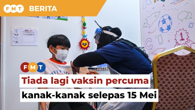 Tiada lagi vaksin percuma kanak-kanak selepas 15 Mei