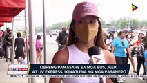 Libreng pamasahe sa mga bus, jeep, at UV Express, ikinatuwa ng mga pasahero