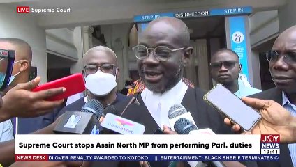 Live: Supreme Court stops Assin North MP from performing Parl. duties - News Desk  (13-4-22)