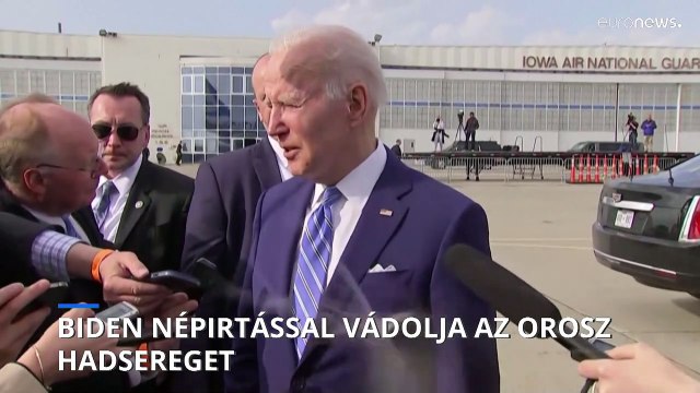Joe Biden: Az orosz hadsereg népirtást követett el Ukrajnában