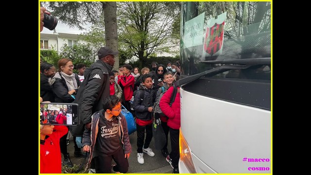 DÉPART DES U12 ET U16 DU COSMO AU TOURNOI Porto International Cup