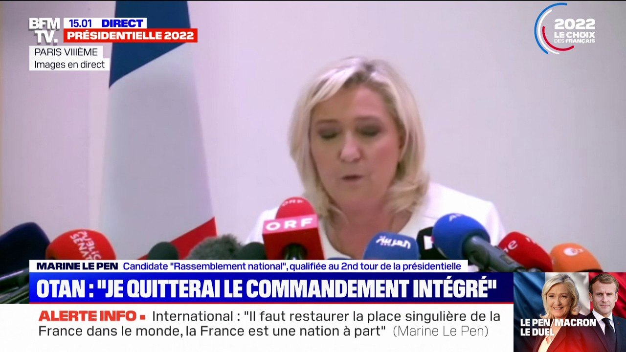 Marine Le Pen: "Je souhaite nouer des relations amicales avec le peuple algérien parce que c'est notre intérêt mutuel"