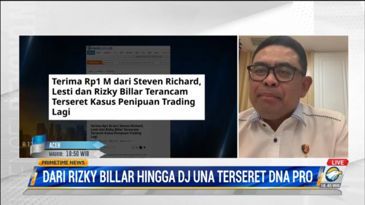 11 Nama Publik Figur Terlibat Kasus Robot Trading DNA Pro