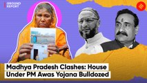 A Day After The Clashes, House Built Under PM Awas Yojana Razed To The Ground