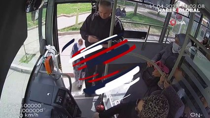 Otobüs şoförü Hülya Yıldız, fenalaşan hastayı hastaneye yetiştirdi