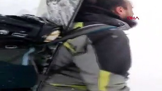 3 bin 550 rakımlı Artos Dağı'nda snowboard keyfi