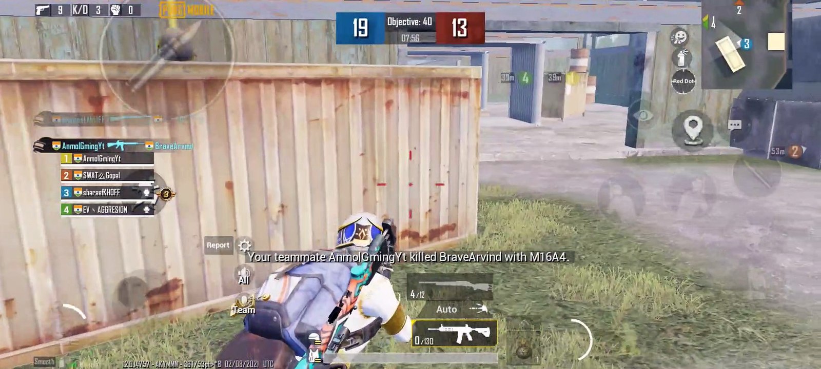 The Impossible 4v4 against best TDM Player in India | Battlegrounds Mobile India Revenge gameplay