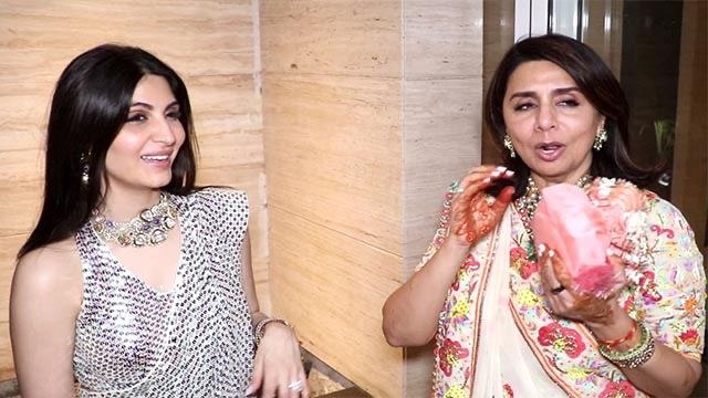 Alia Ranbir Wedding पर Neetu Kapoor Riddhima का Reaction Full Video Viral | Boldsky