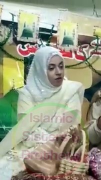 Islamic Sister Nida Shahzeb Naat khawan