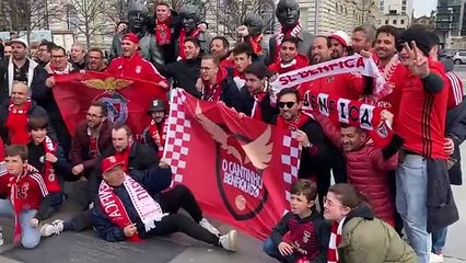 Adeptos do Benfica em Liverpool