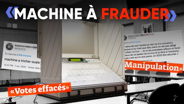 Des MACHINES à VOTER pour FRAUDER ?