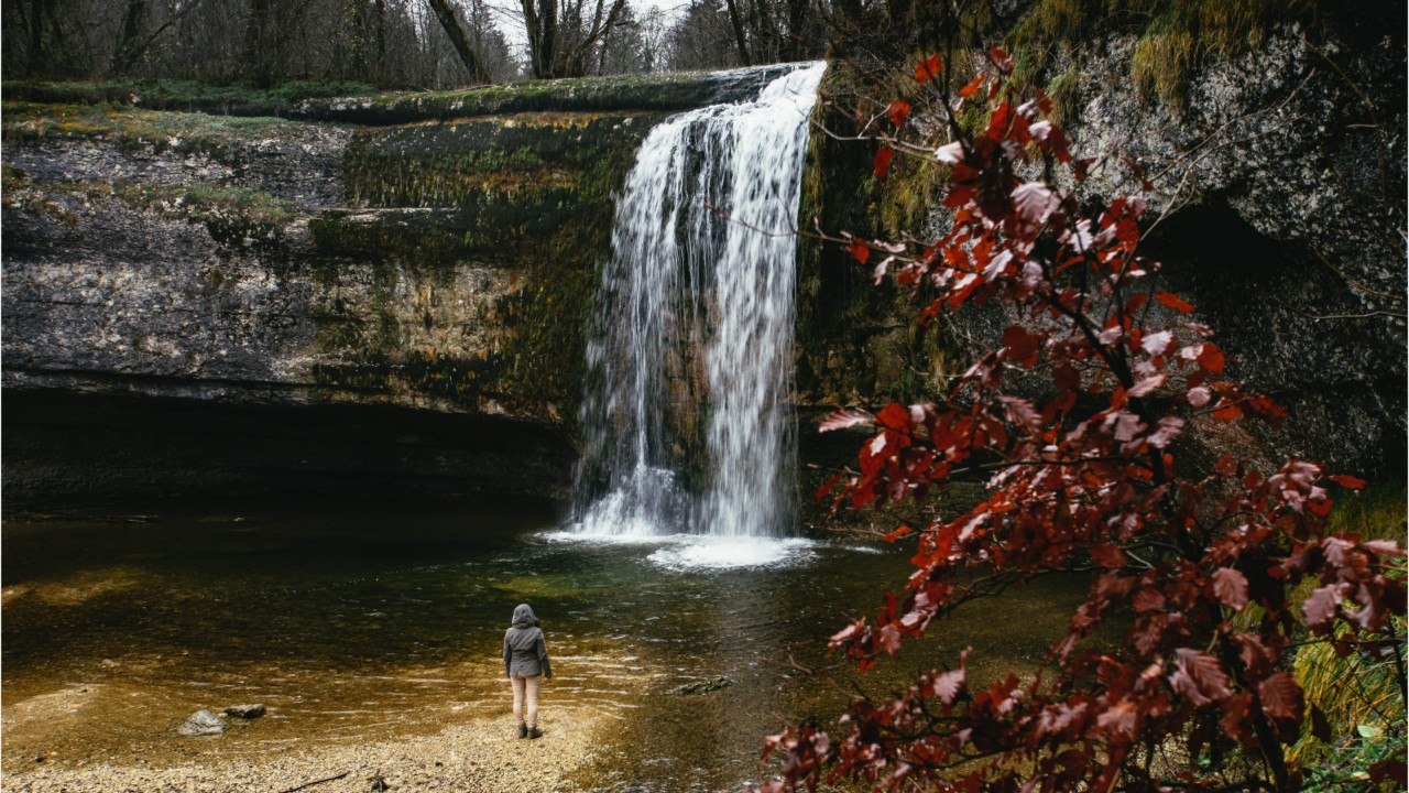 Dans le Jura, les Cascades du Hérisson