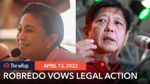 Robredo: Marcos camp should highlight platform, not peddle fake news