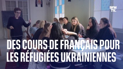 Download Video: Des cours de français pour les réfugiées ukrainiennes