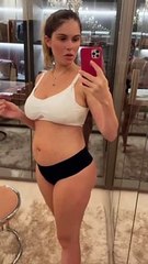 Bárbara Evans mostra barriga 9 dias após nascimento da filha