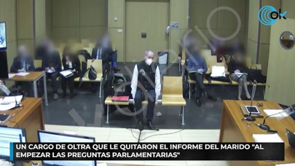 Un cargo de Oltra dice que le quitaron el informe del marido "al empezar las preguntas parlamentarias"