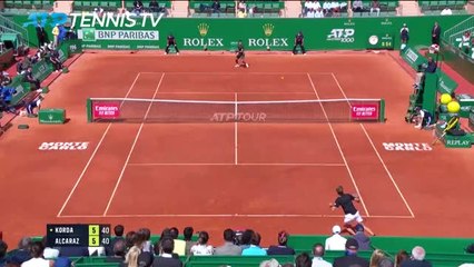 Highlights: Korda gewinnt Thriller gegen Alcaraz