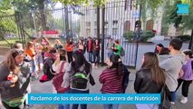 Reclamo de los docentes de la carrera de Nutrición