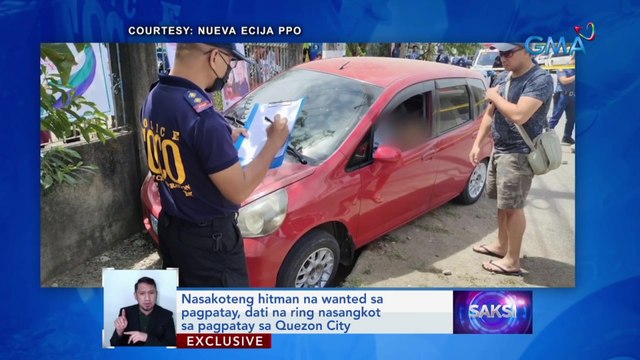 Nasakoteng hitman na wanted sa pagpatay, dati na ring nasangkot sa pagpatay sa Quezon City | Saksi