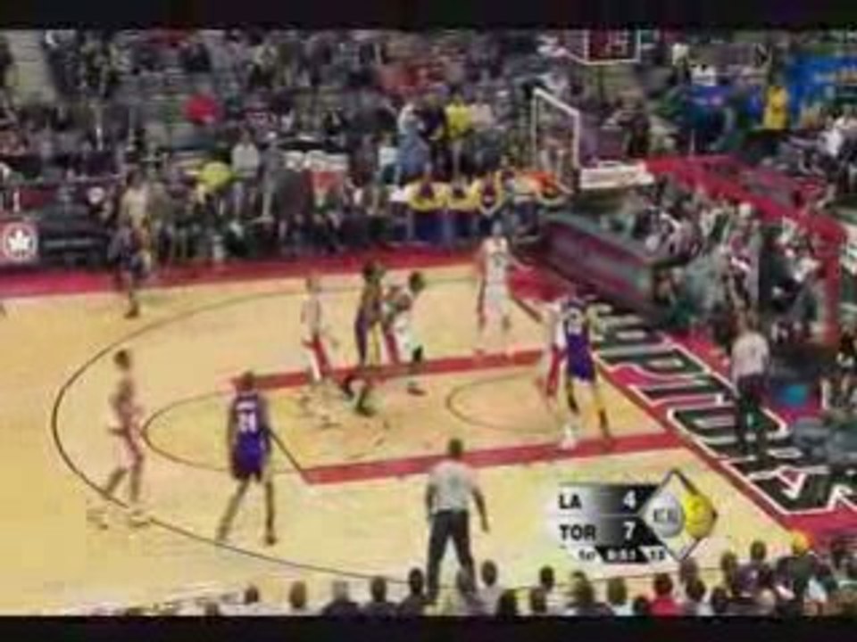 Kobe Crossover on Bargnani (HD)