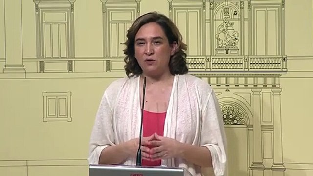 Ada Colau habla sobre la inseguridad de Barcelona / AJUNTAMENT DE BARCELONA
