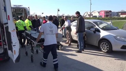 Meydana gelen trafik kazasında 3 kişi yaralandı