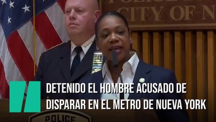 Detenido el hombre acusado de disparar en el metro de Nueva York