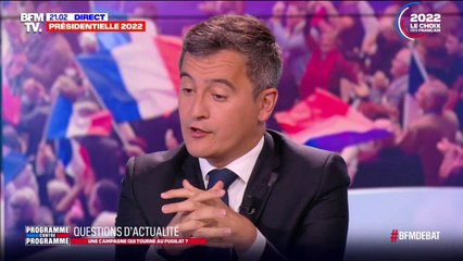 Gérald Darmanin: "La famille politique qu'incarnent Jordan Bardella et Marine Le Pen est d'extrême-droite"