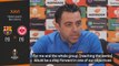 Xavi wants Barca to feel 'angry' about Champions League absence