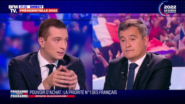 Gérald Darmanin et Jordan Bardella citent leurs mères pour défendre les projets de leurs candidats sur les retraites