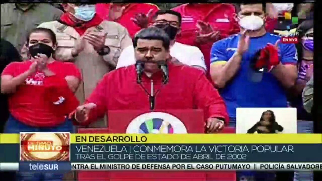 Nicolás Maduro: El 13 de abril pueblo y Fuerza Armada hicieron una revolución contra la oligarquía