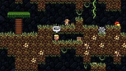 Gramy w Spelunky
