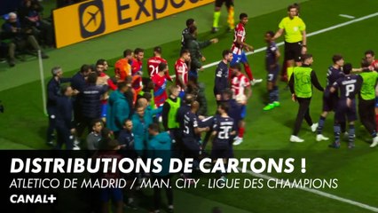 Bagarre générale entre les joueurs de l'Atlético Madrid et de Manchester City - Ligue des Champions