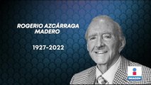 Falleció el presidente fundador de Grupo Fórmula, Rogerio Azcárraga