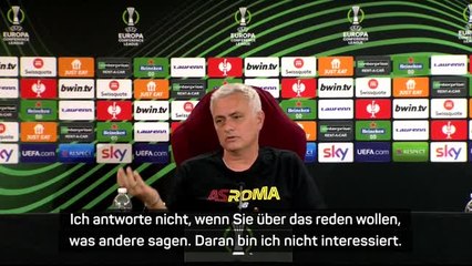 Genervter Mourinho hat wieder einmal einen raus